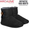 Archline Orthotic UGG Boots Slippers Arch Support Warm Orthopedic Shoes - Charcoal - EUR 43 (Women's US 12/Men's US 10)