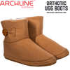 Archline Orthotic UGG Boots Slippers Arch Support Warm Orthopedic Shoes - Chestnut - EUR 39 (Women's US 8/Men's US 6)