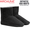 Archline Orthotic UGG Boots Slippers Arch Support Warm Orthopedic Shoes - Black - EUR 35 (Mens US 2)