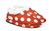 ARCHLINE Orthotic Slippers CLOSED Back Scuffs Moccasins Pain Relief - Red Polka Dots - EUR 35 (Womens 4 US)