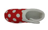 ARCHLINE Orthotic Slippers CLOSED Back Scuffs Moccasins Pain Relief - Red Polka Dots - EUR 42 (Womens 11 US)