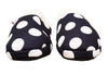 ARCHLINE Orthotic Slippers Slip On Arch Scuffs Pain Relief Moccasins - Polka Dots