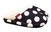 ARCHLINE Orthotic Slippers Slip On Arch Scuffs Pain Relief Moccasins - Polka Dots - EU 40