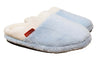 ARCHLINE Orthotic Slippers Slip On Arch Scuffs Pain Relief Moccasins - Baby Blue - EU 35