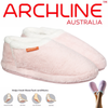 ARCHLINE Orthotic Slippers Closed Scuffs Pain Relief Moccasins - Pink - EUR 38