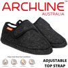 ARCHLINE Orthotic Plus Slippers Closed Scuffs Pain Relief Moccasins