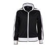 Identitee Ladies Track Top Jacket Tracksuit Warm Winter Full Zip Varsity Jumper - Navy/White - L (14-16)