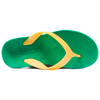 ARCHLINE Flip Flops Orthotic Thongs Arch Support Shoes Footwear - Green/Gold - EUR 46