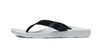 ARCHLINE Flip Flops Orthotic Thongs Arch Support Shoes Footwear - White/Black - EUR 36