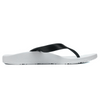 ARCHLINE Flip Flops Orthotic Thongs Arch Support Shoes Footwear - White/Black - EUR 36