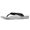 ARCHLINE Flip Flops Orthotic Thongs Arch Support Shoes Footwear - White/Black - EUR 36