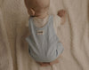 Ponchik Babies + Kids - Cotton Dungaree Overalls - Capri Blue