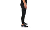 Mens Skinny Track Pants Joggers Trousers Gym Casual Sweat Cuffed Slim Trackies Fleece - Black - L