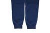 Mens Skinny Track Pants Joggers Trousers Gym Casual Sweat Cuffed Slim Trackies Fleece - Navy - L