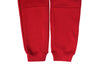 Mens Skinny Track Pants Joggers Trousers Gym Casual Sweat Cuffed Slim Trackies Fleece - Red - XXL