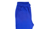 Mens Skinny Track Pants Joggers Trousers Gym Casual Sweat Cuffed Slim Trackies Fleece - Royal Blue - L