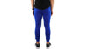 Mens Skinny Track Pants Joggers Trousers Gym Casual Sweat Cuffed Slim Trackies Fleece - Royal Blue - XL