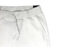 Mens Skinny Track Pants Joggers Trousers Gym Casual Sweat Cuffed Slim Trackies Fleece - White - 3XL