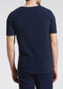 Mens Thermal Short Sleeve Top Microfleece Baselayer Underwear T Shirt - Navy - L