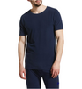 Mens Thermal Short Sleeve Top Microfleece Baselayer Underwear T Shirt - Navy - XL