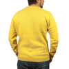 100% SHETLAND WOOL CREW Round Neck Knit JUMPER Pullover Mens Sweater Knitted - Corn (14) - M