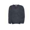 100% Shetland Wool V Neck Knit Jumper Pullover Mens Sweater Knitted - Navy (45) - 4XL