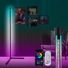 156cm RGB Streaming Gaming Floor Lamp with Multi control in Black