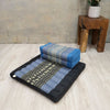 Meditation Cushion + Seating Block Set  TTP-StBluEle-YB-Blue