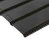 12 PCs Corrugated Roof Sheets Profile Galvanized Metal Roofing Carport Black