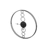 Artiss 75cm Wall Clock Large No Numeral Round Black