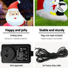 Jingle Jollys Christmas Inflatable Santa Archway 3M Outdoor Decorations Lights