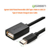 UGREEN USB Type-C Male to USB 2.0 Type A Female Charge & Sync Cable (30175)