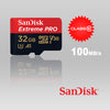 SANDISK SDSQXCG-032G-GN6MA 32GB MICRO SDHC EXTREME PRO 4K , A1 V30, UHS-I/ U3, 100MB/s