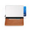 RFID Blocking Quality Leather Credit Card Holder Wallet With Pop Up Card Case