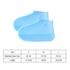 Pair of Outdoor Waterproof Reusable Slip-Resistant Silicone SHOE COVER