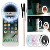 Clip on Selfie LED Flash Fill Light Camera Portable Rechargeable Ring