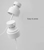 3 Pack 60/80/100 ML Travel Airless Pump Spray Clear White Bottles