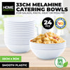 Home Master 24PCE Melamine Bowls Stackable Lightweight Durable Bulk 33cm