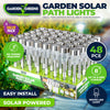 Garden Greens 48PCE Solar Garden/Path Lights Weather Proof Design White LED