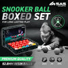 SAS Sports Snooker Ball Boxed Set Premium Quality &amp; Durability Gloss Finish