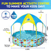 Bestway 2.38 x 1.5m Kids Above Ground Pool & UV Protected Canopy 1688 Litre