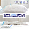 Home Master 24PCE Vacuum Storage Bags Medium Re-Usable Space Saver 55 x 75cm