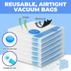 Home Master 24PCE Vacuum Storage Bags X-Large Re-Usable 110 x 100cm