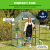 Garden Greens Greenhouse Walk-In Shed 3 Tier Solid Structure & Quality 1.95m