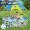 Bestway 2.38 x 1.5m Kids Above Ground Pool & UV Protected Canopy 1688 Litre